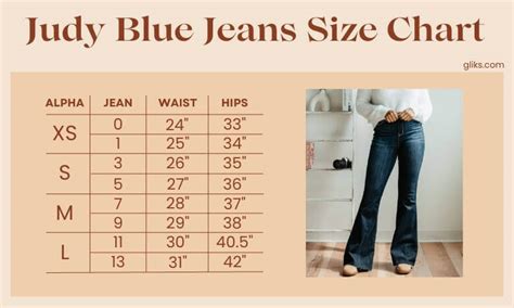 judy blue jeans sizing